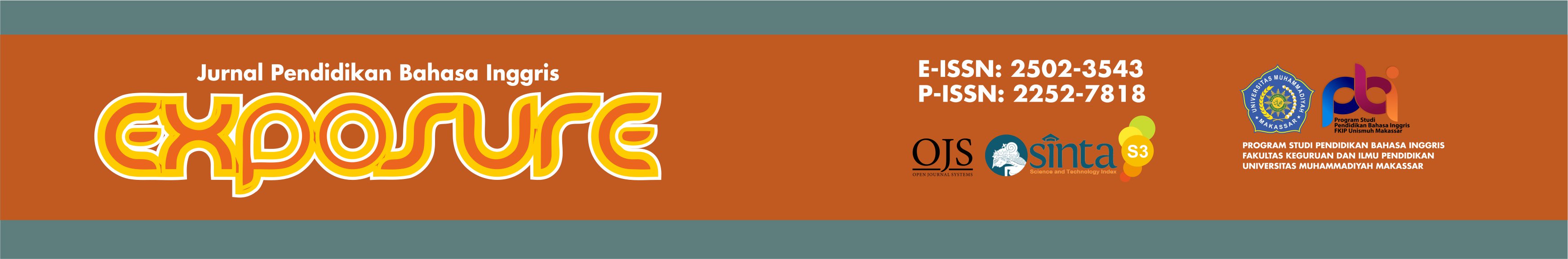 EXPOSURE : JURNAL PENDIDIKAN BAHASA INGGRIS