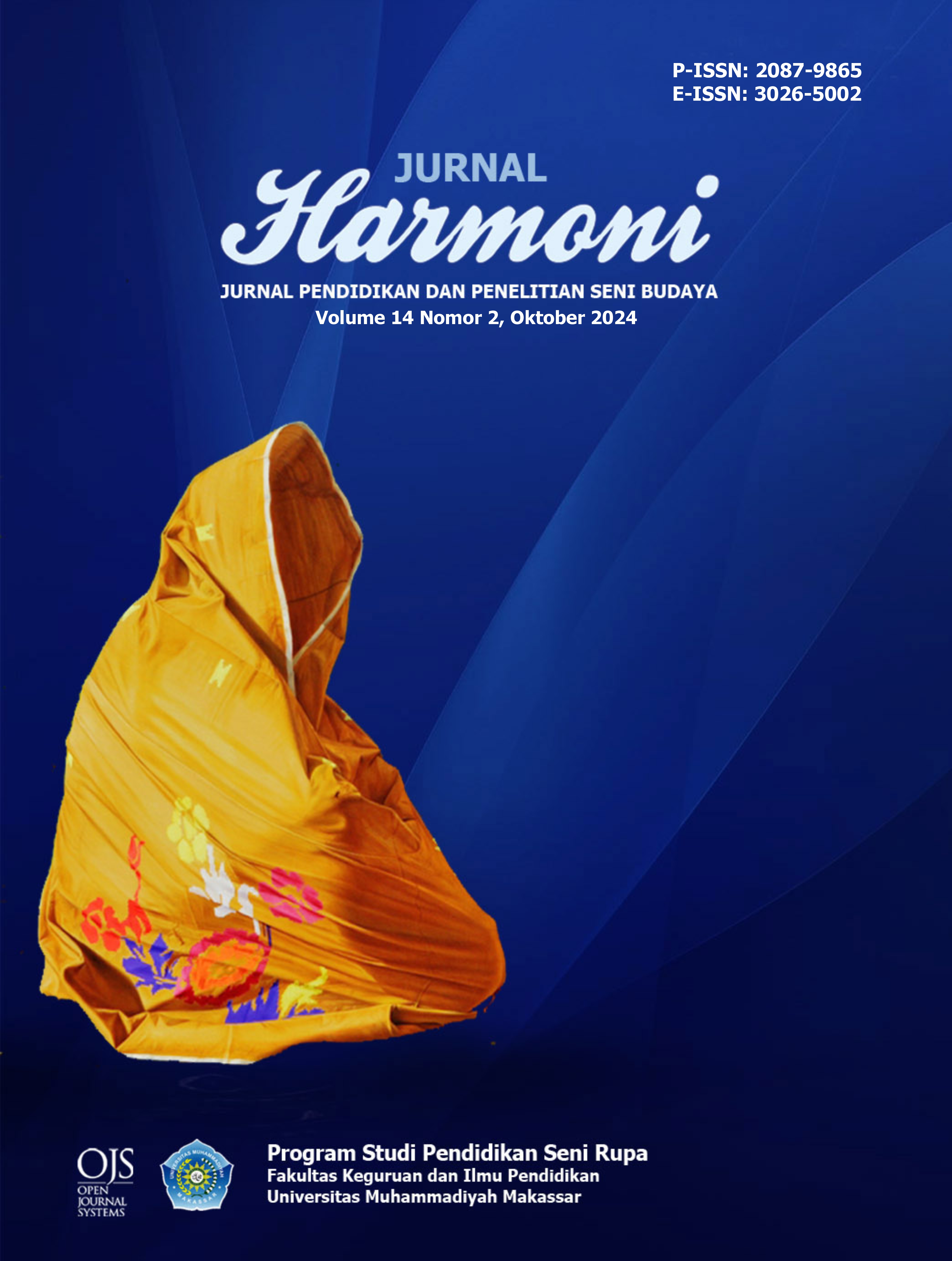 					View Vol. 14 No. 2 (2024): Harmoni:Jurnal Pendidikan Seni Budaya
				