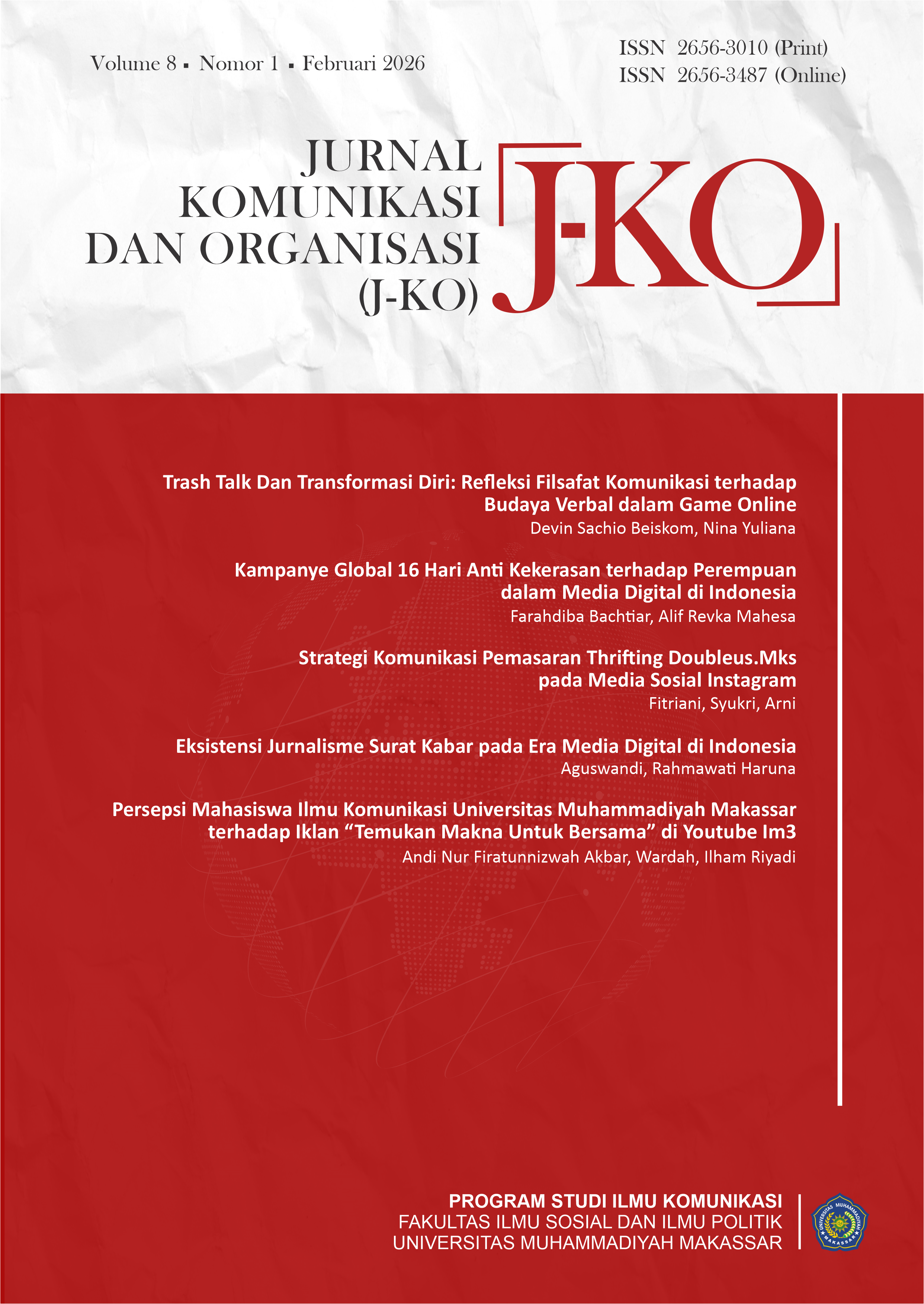 					View Vol. 8 No. 1 (2026): FEBRUARI
				